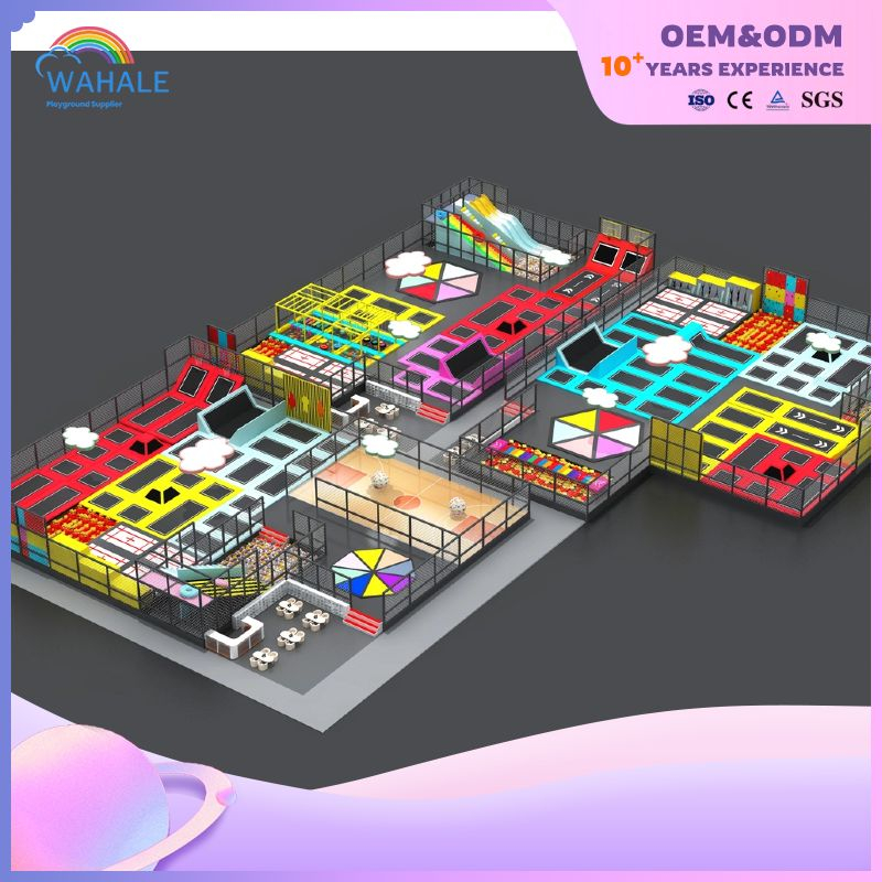 New Indoor Trampoline Park Equipment Children's Commercial Jumping Park Jumping Park