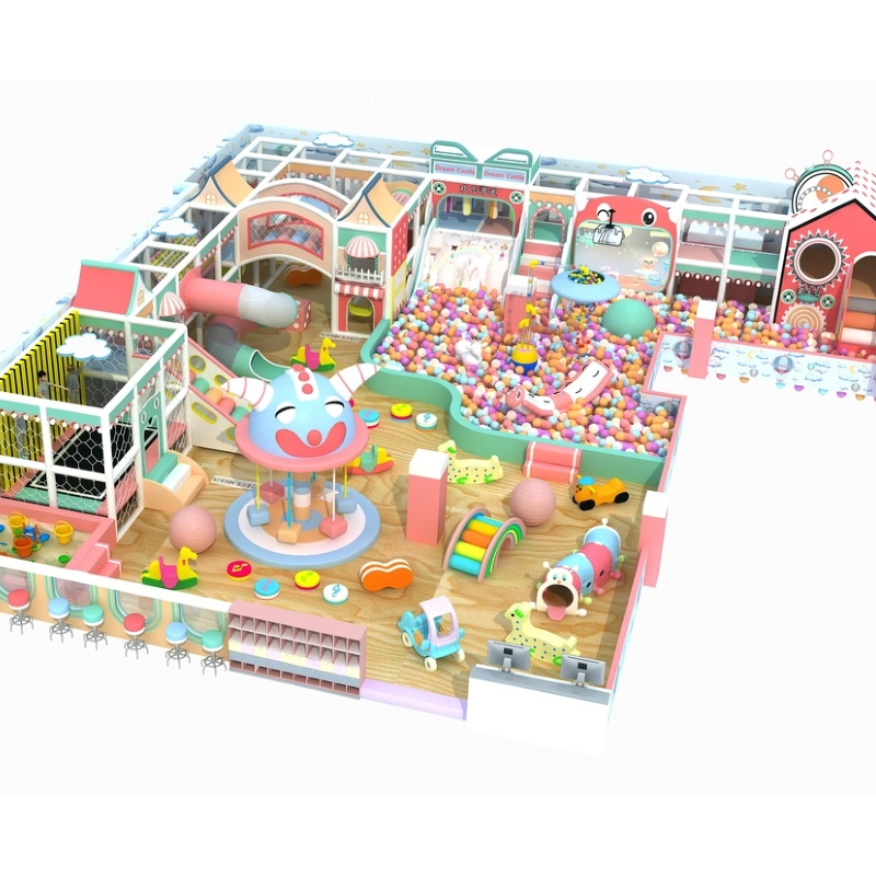 Monster-themed children's indoor playground