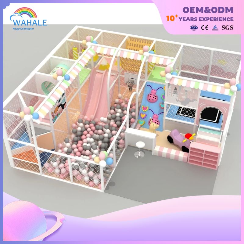 Children's Climbing Slide Indoor Soft Playground Equipment Cheerleading Play Space Theme Park