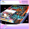Cyberpunk style indoor trampoline park playground equipment professional manufacturer