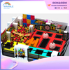 Fun Dopamine Color Park Twisted Walls Adventure Sports Park Ride Equipment Customized