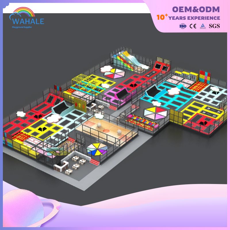 New Indoor Adventure Trampoline Park Children's Playground Sports Indoor Park