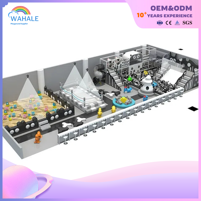Sales Center Indoor Space Theme Customized Soft Decoration Playground Children's Interstellar Modeling Amusement Facilities