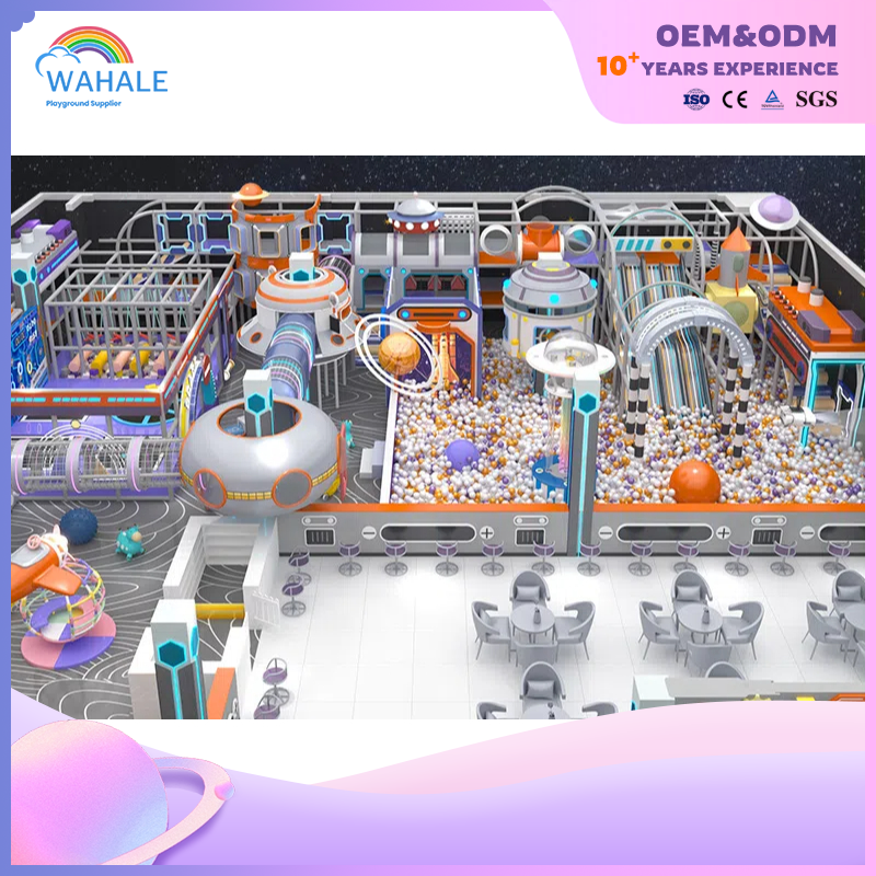 Sales Center Indoor Space Theme Customized Soft Decoration Playground Children's Interstellar Modeling Amusement Facilities