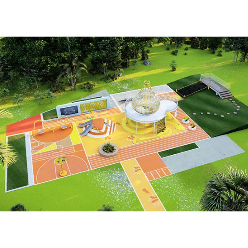 Yellow light bulb shaped spider web