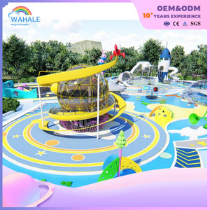 Interstellar Theme Customized Outdoor Sports Playground Children Color Rocket Shape Playground Equipment