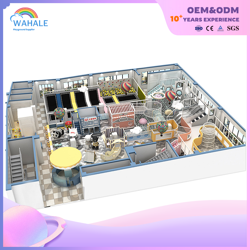 Early Education Center Indoor Custom White Children Soft Outfit Parent-child Interactive Playground Equipment Supplier