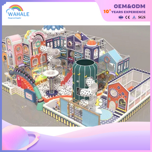 Early Education Center Indoor Color Castle Shape Children's Soft Maze Playground Equipment