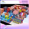 Cartoon Bear Theme Customized Children's Playground Facilities Indoor Macaron Color Soft Installation Park Facilities