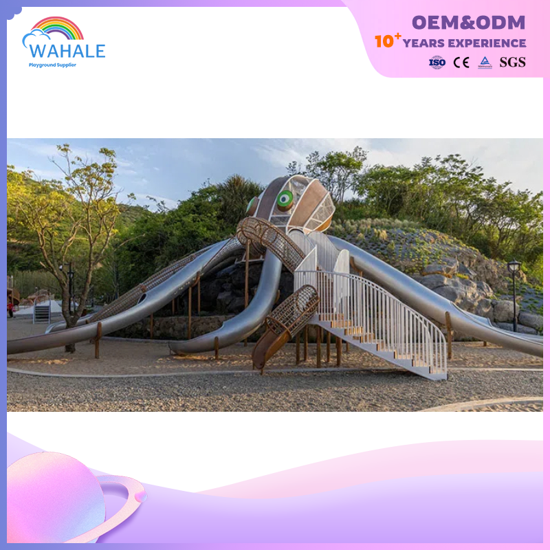 Scenic Spot Outdoor Octopus Shape Custom Children's Playground Equipment Wholesale