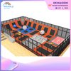 Sales Center Indoor Color Trampoline Soft Installation Crossing Playground Equipment Dealer