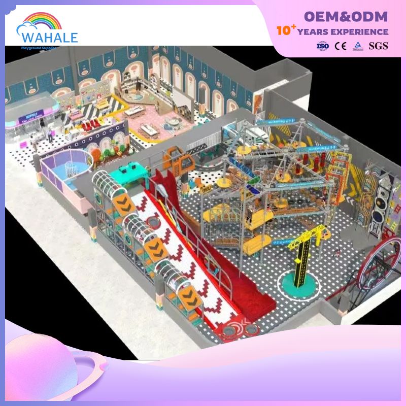 Shopping Mall Indoor Physical Training Soft Cartoon Playground Equipment Wholesale