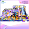 Purple Flying Saucer Modeling Custom Shopping Mall Indoor Soft Equipment for Children's Playground