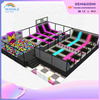 Mall Indoor Color Department Children's Trampoline Parkour Professional Playground Equipment Suppliers