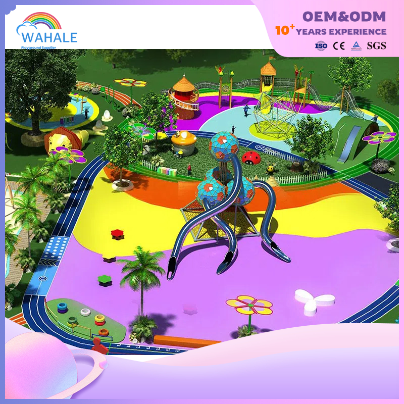 Scenic Spot Outdoor Color Color Cartoon Shape Custom Children's Playground Equipment Wholesale