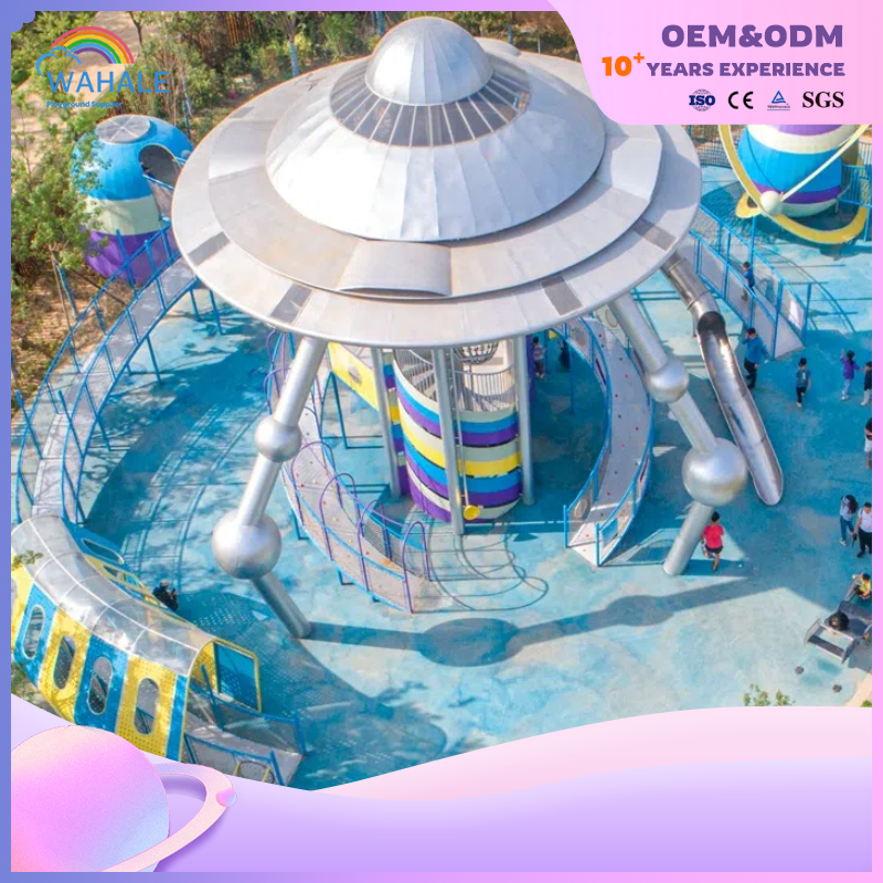 Scenic Spot Outdoor Space Astronaut Theme Customized Children's Playground Equipment Dealer
