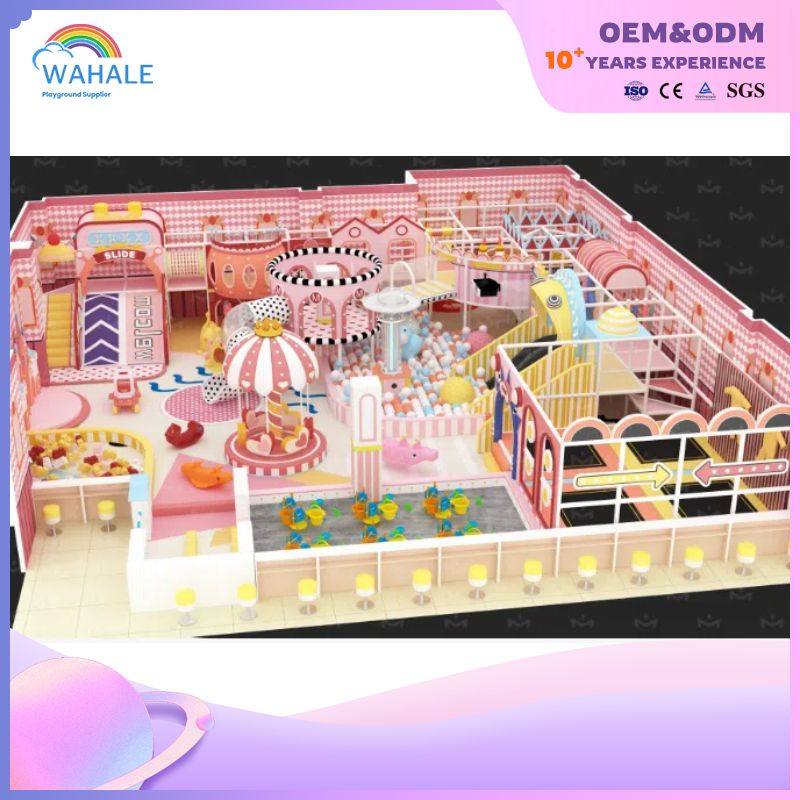 Red Department Custom Shopping Mall Indoor Soft Installation Playground Equipment Wholesale