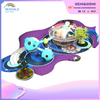 Scenic Spot Outdoor Silver Flying Saucer Shape Space Theme Customized Sports Playground Equipment Supplier