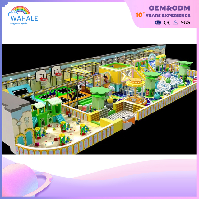 Kindergarten Indoor Forest Theme Custom Soft Installation Crossing Playground Equipment Dealer