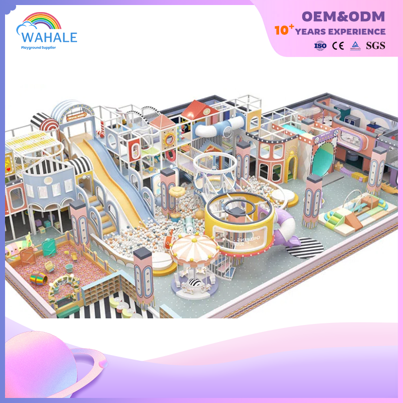 Sales Center Indoor House Theme Customized Maze Playground Children Soft Installation Amusement Facilities