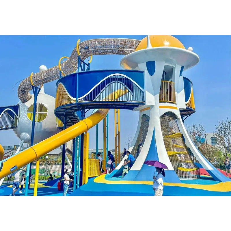 Colorful stainless steel pipe slide