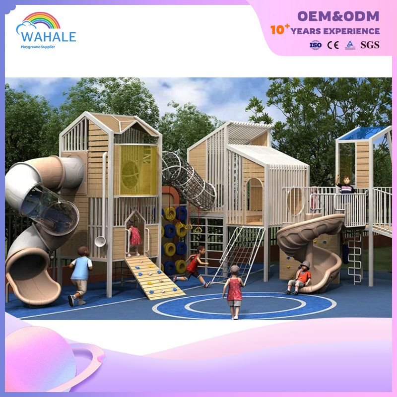 Scenic Area Outdoor Wooden Children Parent-child Interactive Playground Equipment Suppliers
