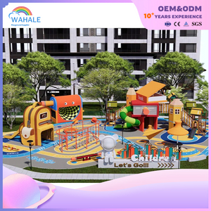 Community Outdoor Stationery Theme Customized Children's Playground Equipment Factory