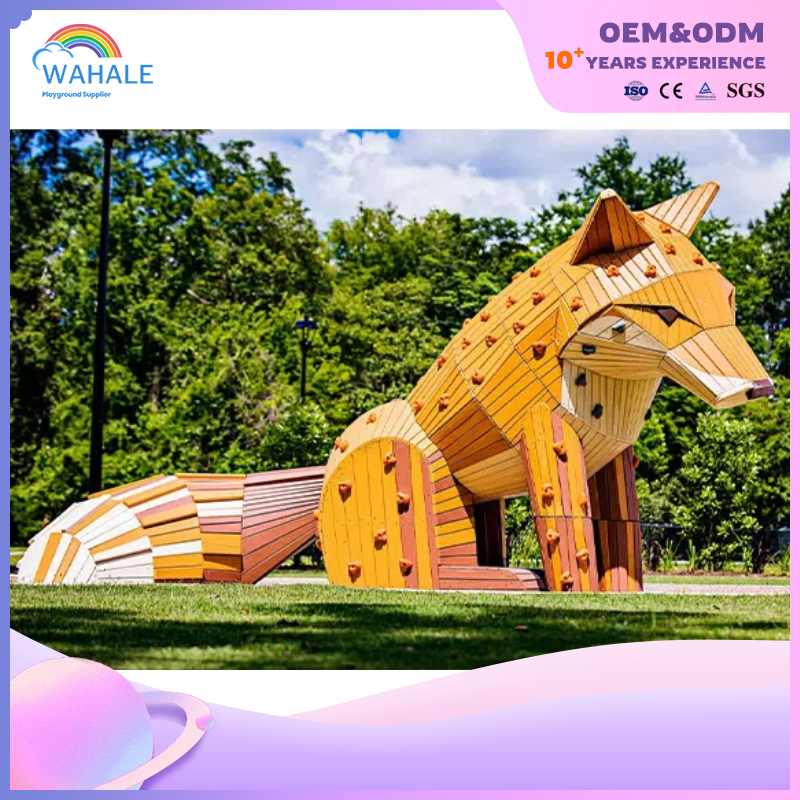 Scenic Spot Outdoor Cartoon Animal Shape Children Outdoor Physical Exercise Playground Equipment Suppliers