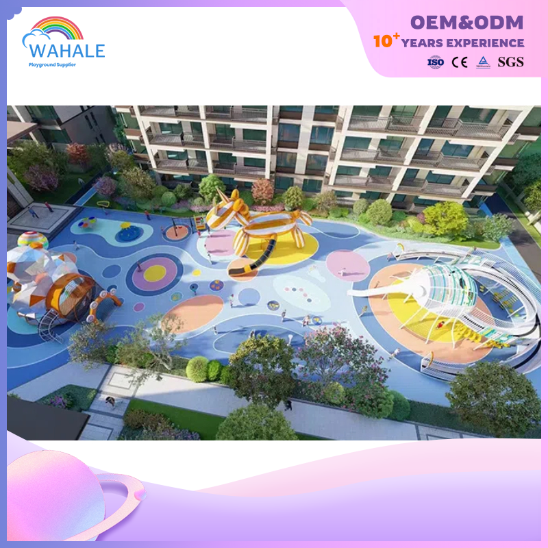 Community Outdoor Cartoon Insect Shape Customized Children's Sports Playground Equipment Suppliers