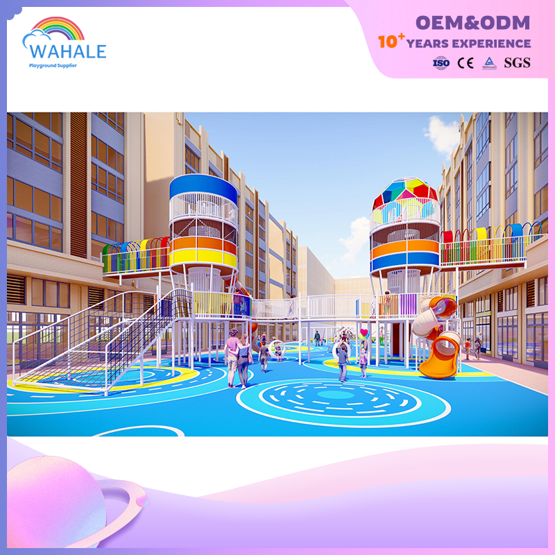 Mall Outdoor Color Soccer Ball Manufacturing Custom Children's Playground Equipment Dealer