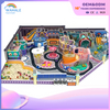 Early Education Center Interior Purple Castle Theme Customized Soft Children's Playground Equipment