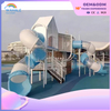 Scenic Area Outdoor Blue House Modeling Children Parent-child Interactive Playground Equipment