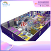 Mall Outdoor Purple Video Game Theme Customized Children's Parkour Playground Equipment Dealer