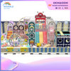 A 210-square-meter Indoor Colorful Robot-shaped Customized Children's Maze Playground Equipment in A Shopping Mall