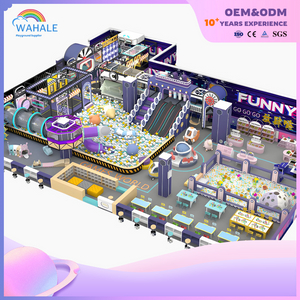 Purple Space-themed Custom-made Children's Soft Furnishings And Playground Equipment in The Sales Center