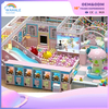Pink And Purple Dreamy Monster Slide Ocean Pool Amusement Facility