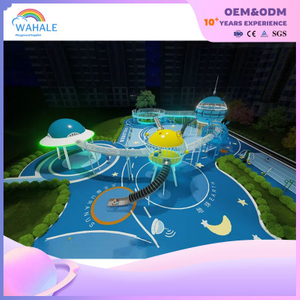 A Large Outdoor Night-luminous Planet Amusement Facility