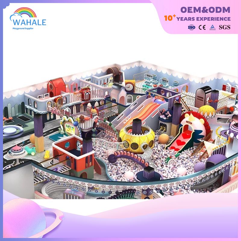 Cartoon And Anime Warrior Expansion Monster Slide Amusement Equipment