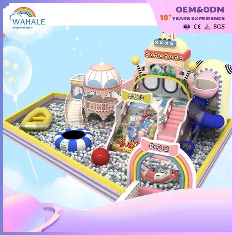 Indoor Green Space-themed Customized Children's Soft Furnishings Ocean Ball Pool Playground