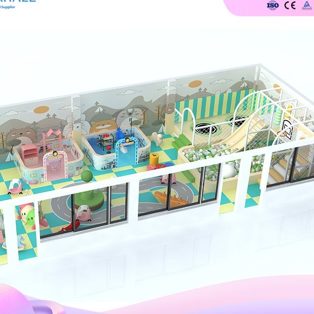 Healing-Themed Children's Playground | Interactive Role-Play & Ball Pool | Compact Design for Hospitals & Malls | High ROI Startup Solution