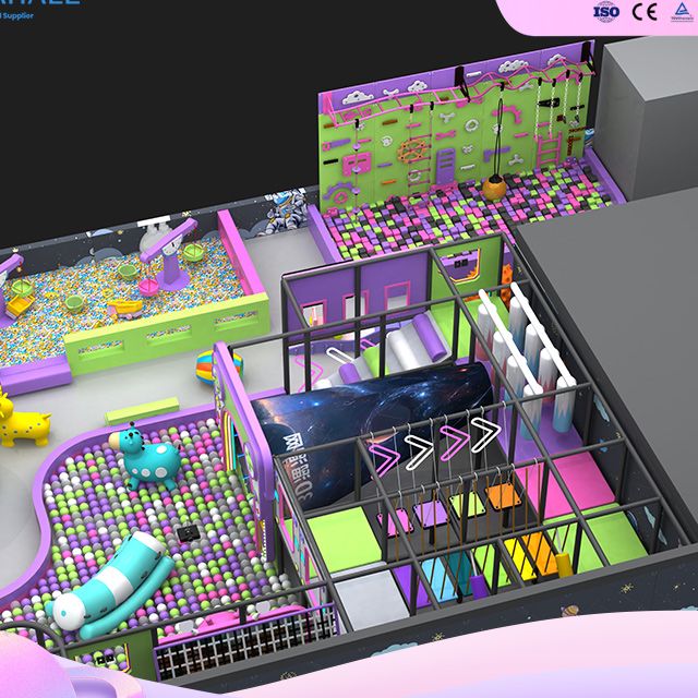 Circus Tech Theme Indoor Playground Equipment for Sale - Custom Commercial Playground Sets