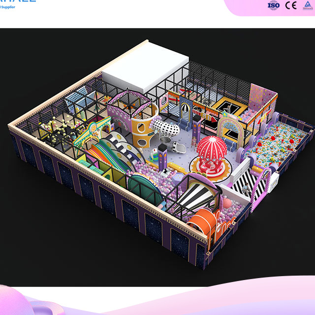 Premium Polka Dot Macaron Playland - Mall Play Manufacturer