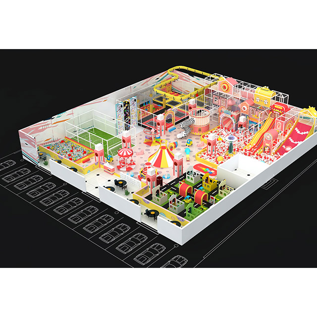 Candy-Themed Mega Playground (USA Verified) - Family Entertainment Center Manufacturer