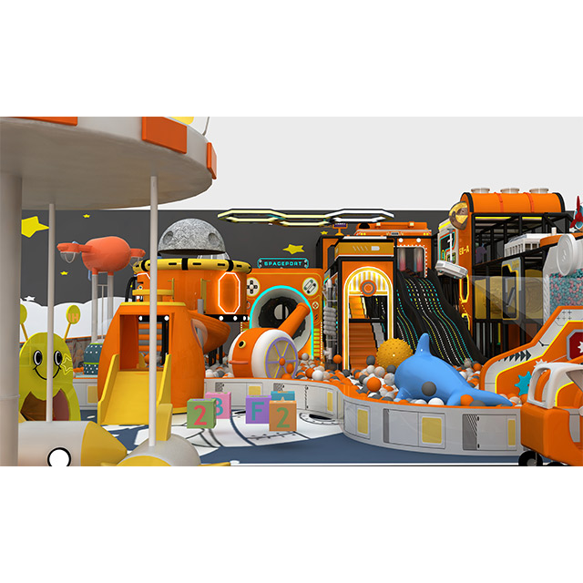 Orange Space Odyssey Playground (Brazil) - Large-Scale Indoor Playground Manufacturer