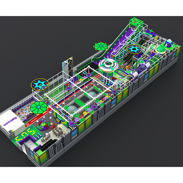 Epic Color-Blast Adventure Playground - Commercial Indoor Playground Manufacturer