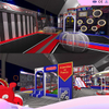 Modern Red-Blue Themed Playground (USA) - Extreme Adventure Playground Manufacturer