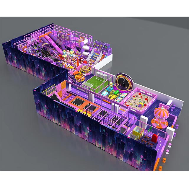 Purple Sports Arena Playground (India) -Commercial Entertainment Center Manufacturer