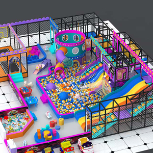 Vibrant Tech-Themed Playground - Commercial Indoor Play Center Manufacturer