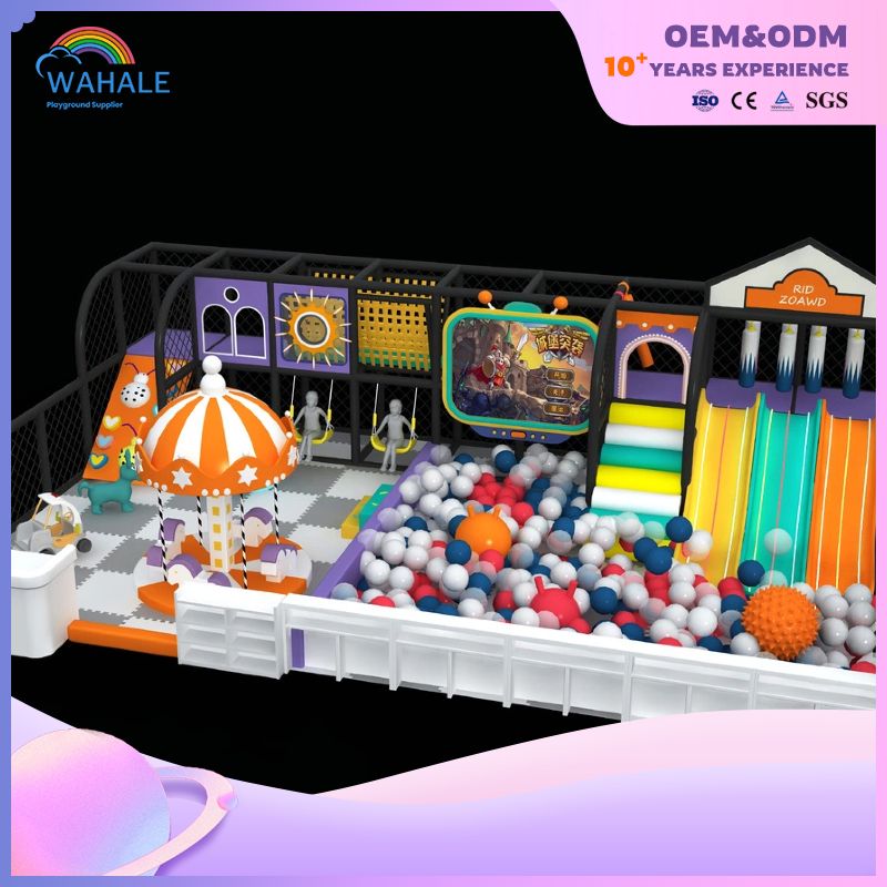 Children's Fun Playground Soft Trampoline Gaming Equipment Indoor Fantasy Playground
