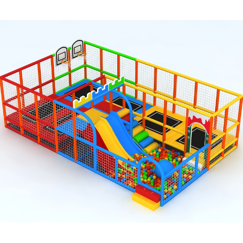 indoor basketball hoop trampoline